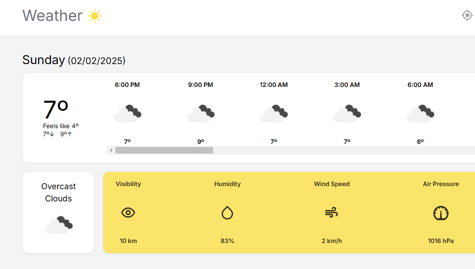 Weather Forecast